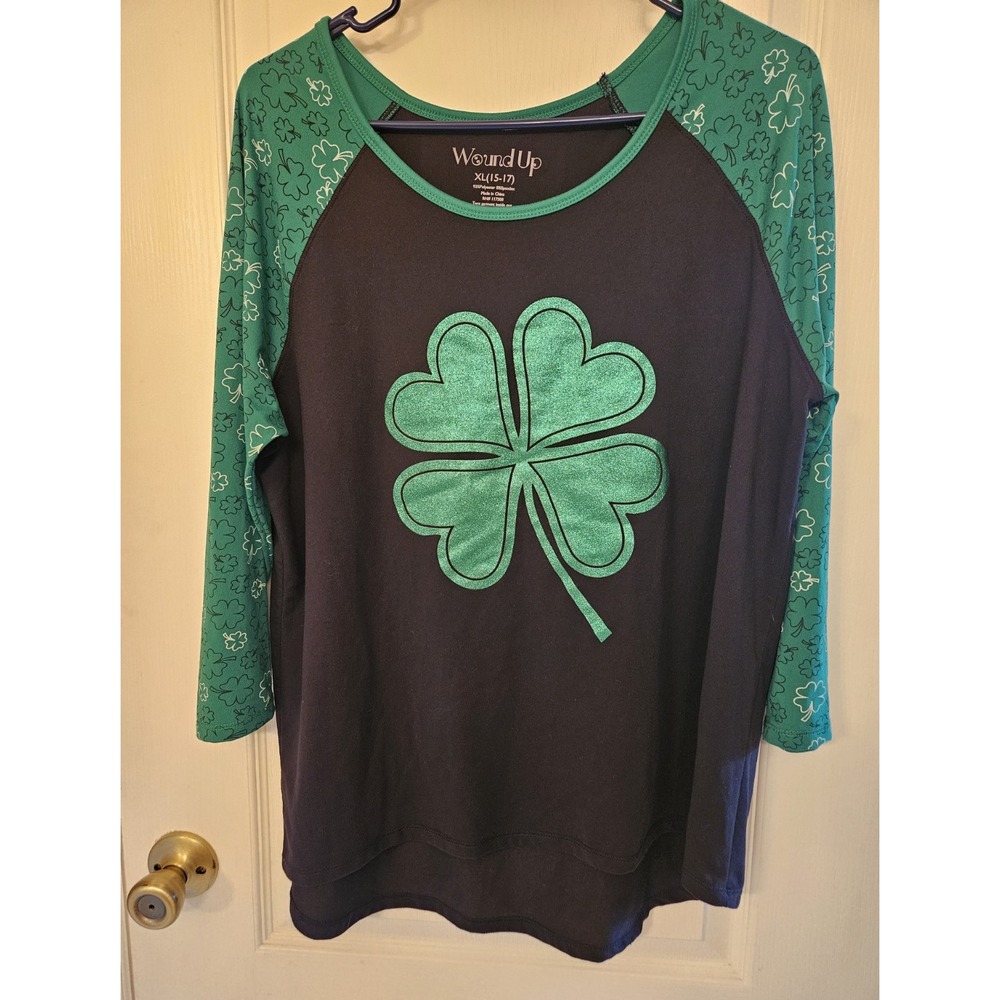 Wound Up St Patricks Day Tee Shirt XL (15-17)